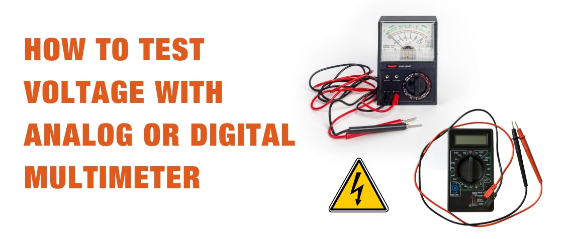 How to Use a Multimeter to Test Voltage | Analog & Digital - Kiln Frog