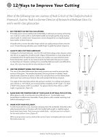 12 Ways to Improve Your Cutting