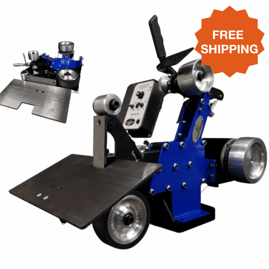 AmeriBrade Belt Grinder for Metal Foundations Package Kiln Frog