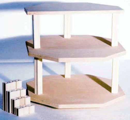 16" Octagonal Full & Half Shelf Kit (Junior Version)