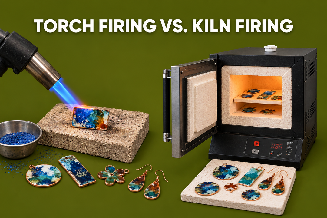 Torch Enameling vs. Kiln Enameling: Which Method Do You Actually Need?