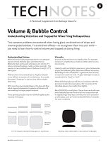Volume & Bubble Control