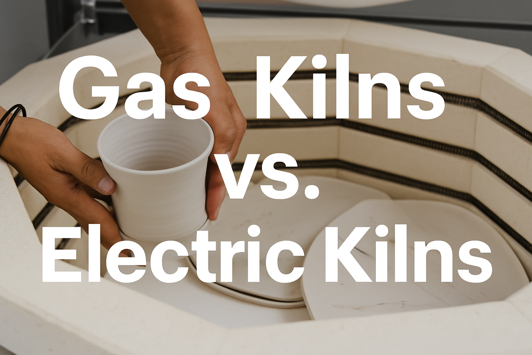 gas kilns vs electric kilns poster