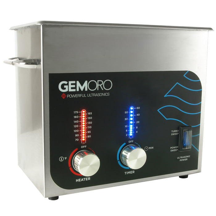 Ultrasonic (.75 Gallon 3QT) With Heat, Autodegassing & Accessories - Kiln Frog
