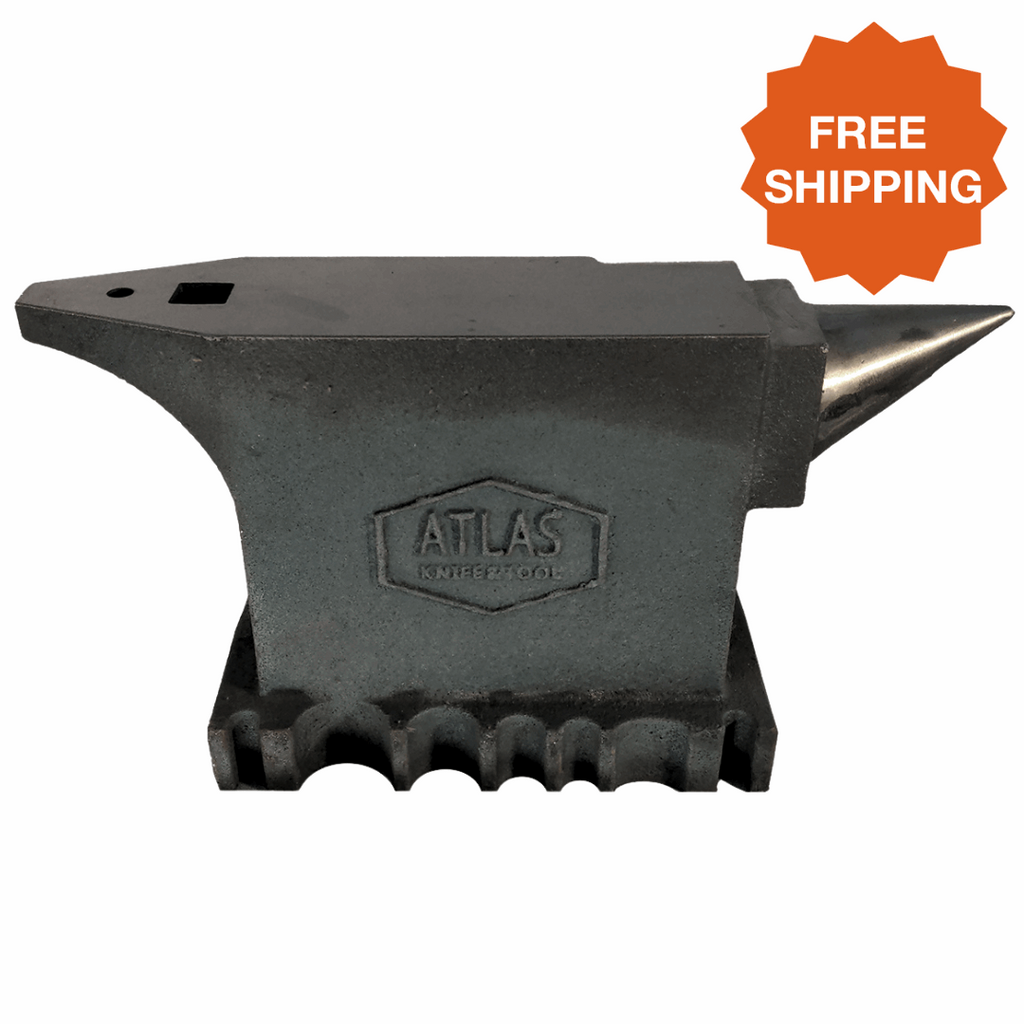 Atlas Knife & Tool - Graham Double Horn Anvil – 142 lbs | Kiln Frog