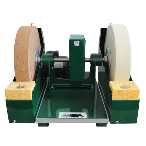 Covington - 16" Cork & Felt Glass Polisher - Kiln Frog