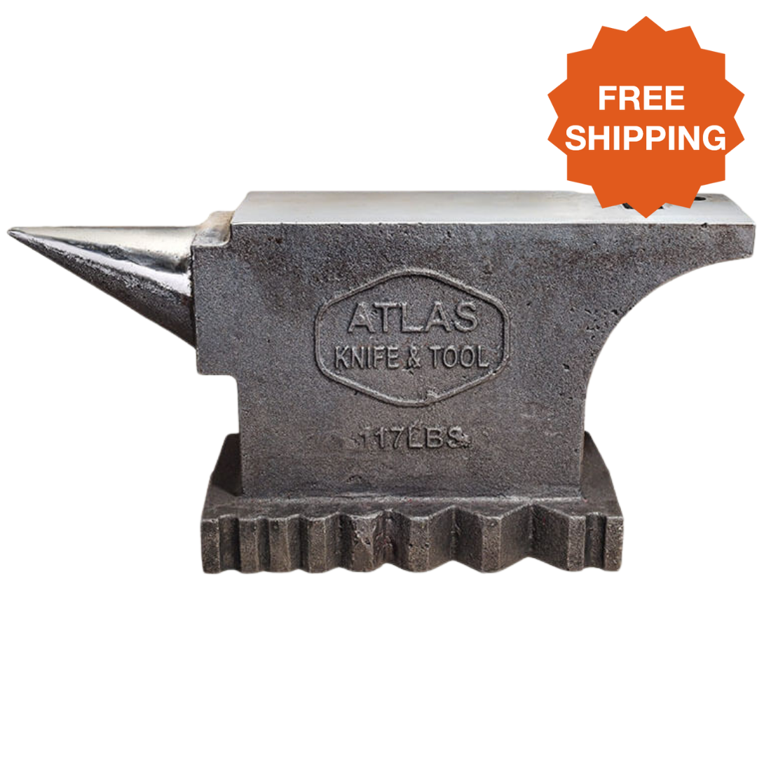 Atlas Knife & Tool - Graham 117 lbs 4140 Steel Anvil