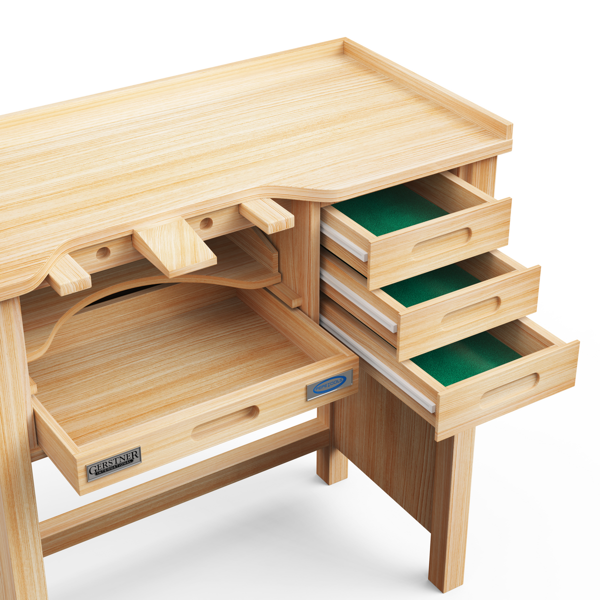Professional Jewelers Bench by Gerstner International - Kiln Frog