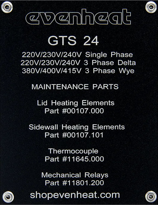 Evenheat Kiln - GTS 24