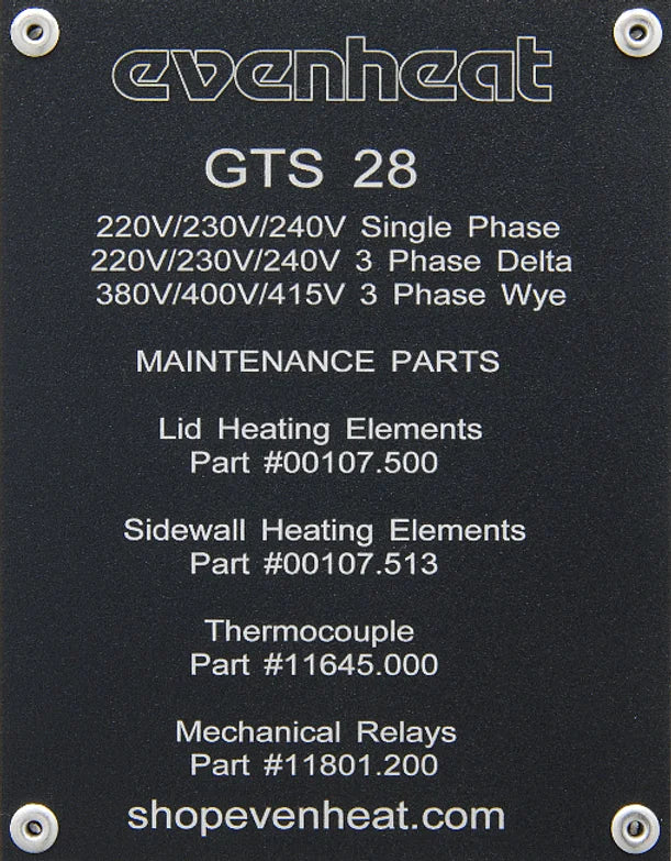 Evenheat Kiln - GTS 28