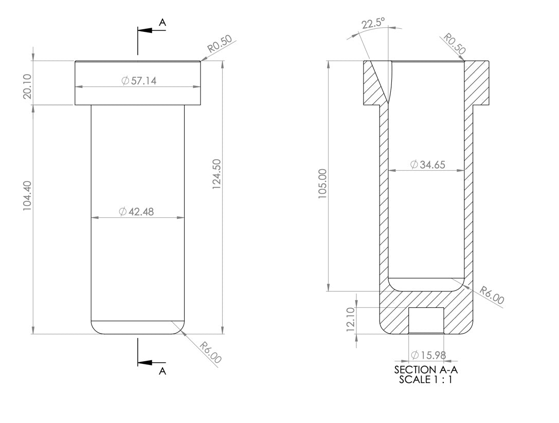 Graphite Crucible For Kerr Electro-Melt Furnace - Kiln Frog