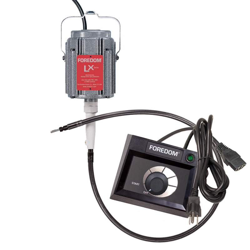 M.LX Hang-Up Motor with C.EMX-2 Dial Control - Foredom - Kiln Frog
