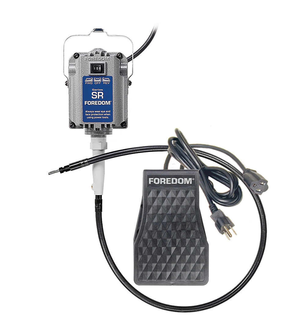 Foredom SR Hang-Up Motor with Foot Pedal, M.SR-FCT - Kiln Frog