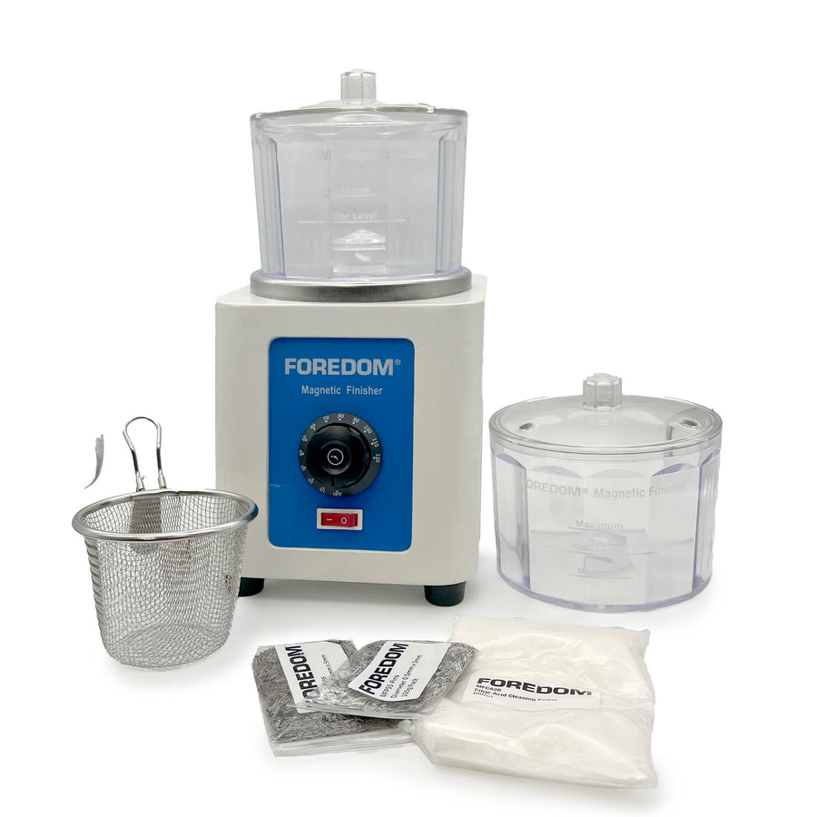 Foredom Magnetic Finisher, 30 Ring, Dual Bowl - MF105 - Kiln Frog