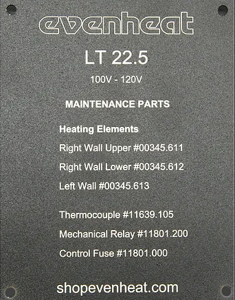 Evenheat Kiln - LT 22.5
