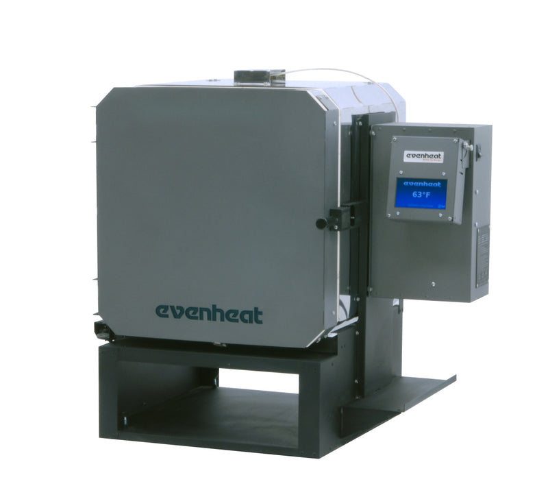 Evenheat Heat Treat Oven - HT-1 front-loading heat treat oven with digital control panel, designed for precise temperature control in knife making and heat treating applications.
