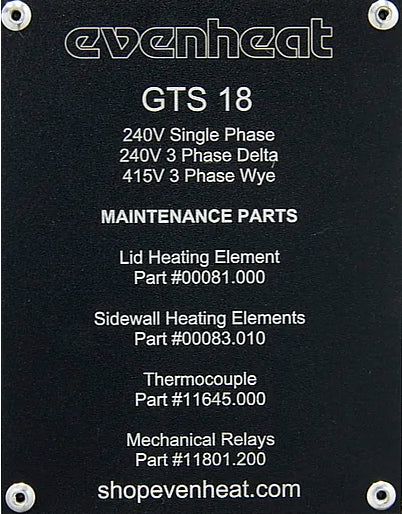Evenheat GTS 18 Kiln for Sale - 240V | Kiln Frog