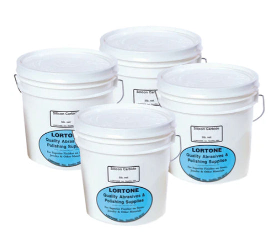 Lortone - Large 4-Step Abrasive and Polish Kit - Kiln Frog