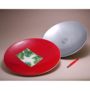 17" Stainless Steel Shallow Dish Mold - kilnfrog.com