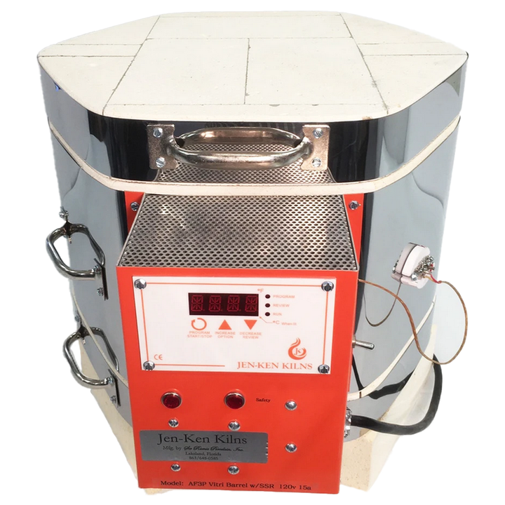 Jen-Ken Barrel Vitrigraph Kiln - AF3P | Kiln Frog Jen-Ken Barrel Vitrigraph Kiln - AF3P | Kiln Frog